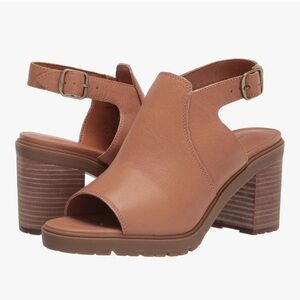 Lucky Brand Brown Block Heel Sandals